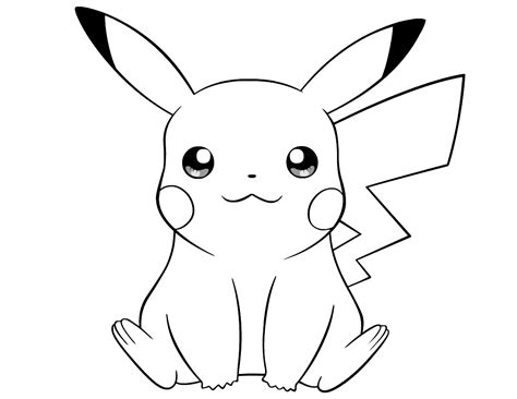 pichachu coloring pages|Pikachu Coloring Pages